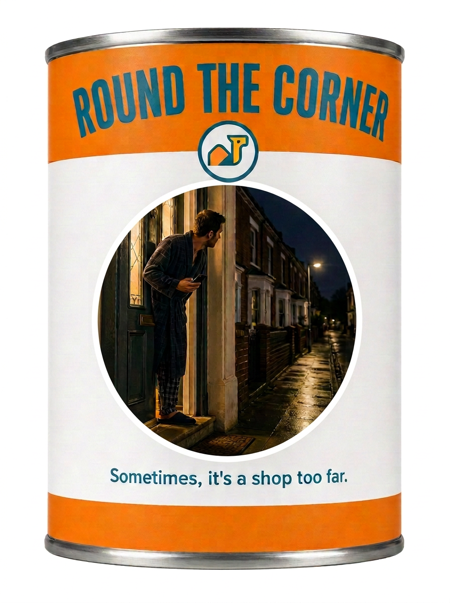 Round the corner — sometimes, it's a shop too far.
